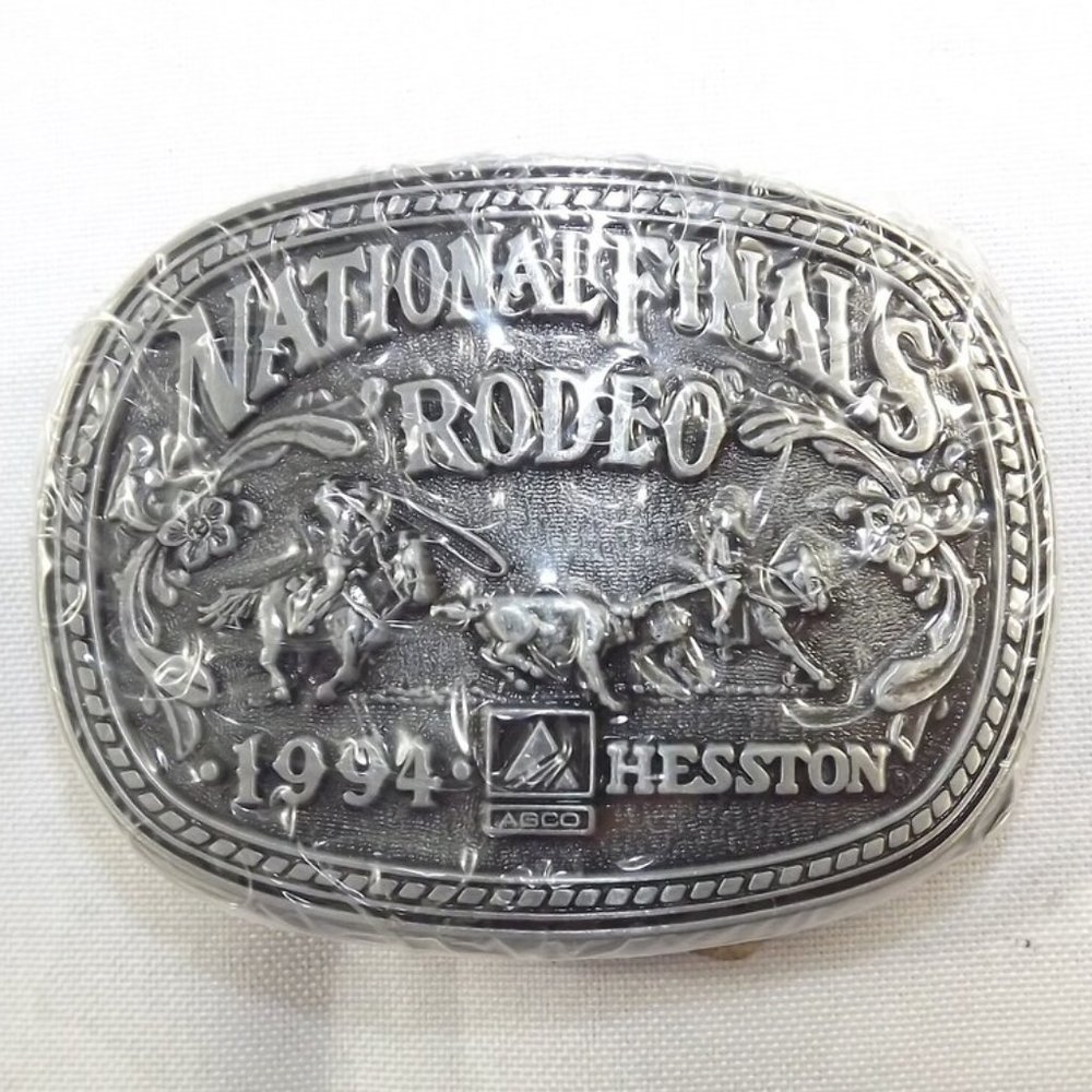 National Finals Rodeo 1994 Hesston Commemorative Series Child's Belt Buckle